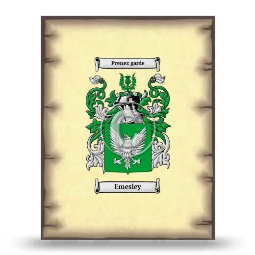 Emesley Coat of Arms Print