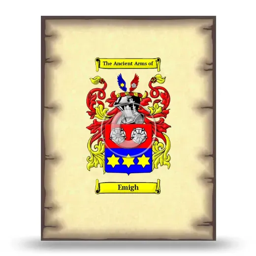 Emigh Coat of Arms Print