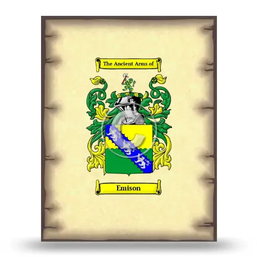Emison Coat of Arms Print