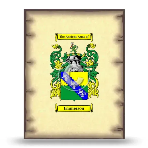 Emmerson Coat of Arms Print