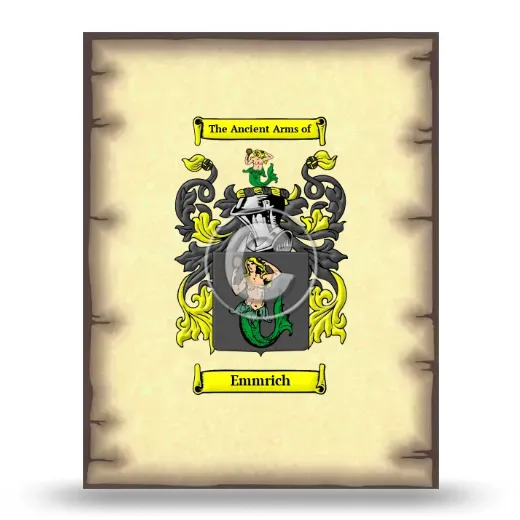 Emmrich Coat of Arms Print