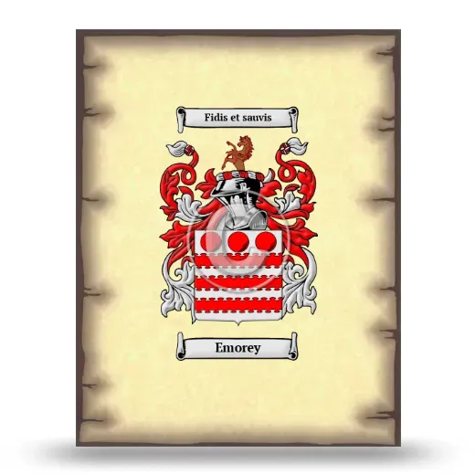 Emorey Coat of Arms Print