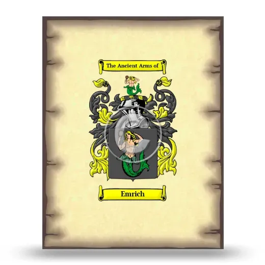 Emrich Coat of Arms Print