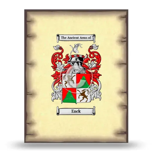 Enck Coat of Arms Print