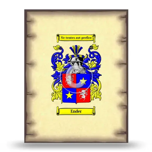 Ender Coat of Arms Print