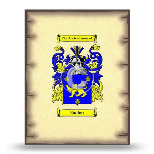 Endion Coat of Arms Print