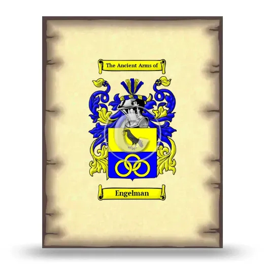 Engelman Coat of Arms Print