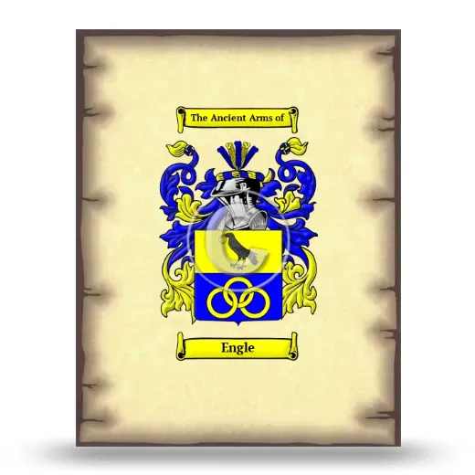 Engle Coat of Arms Print