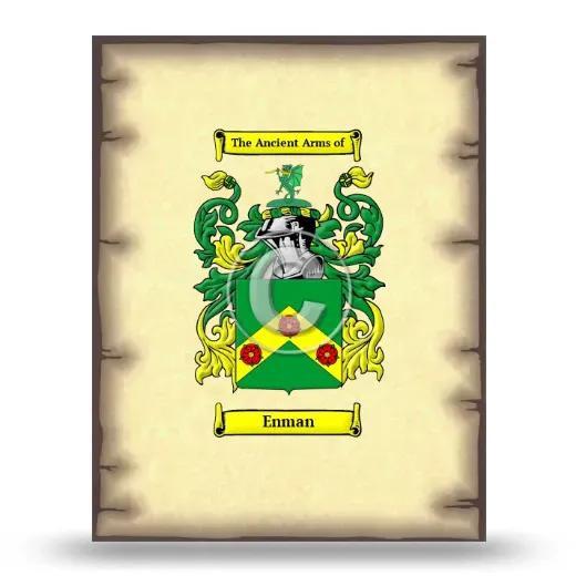 Enman Coat of Arms Print