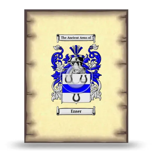 Enser Coat of Arms Print