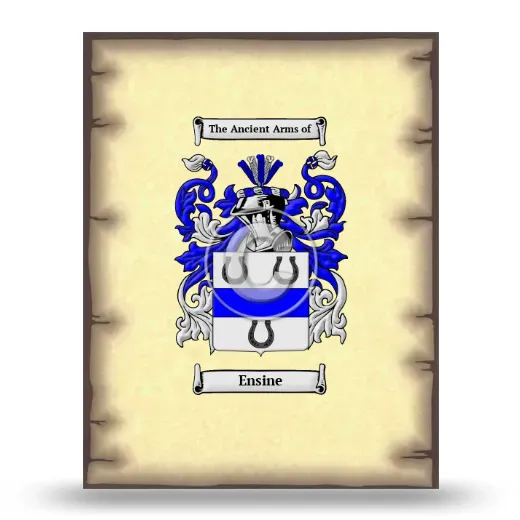 Ensine Coat of Arms Print