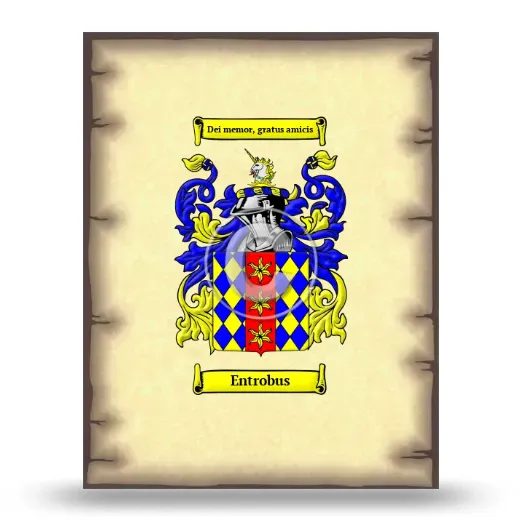 Entrobus Coat of Arms Print