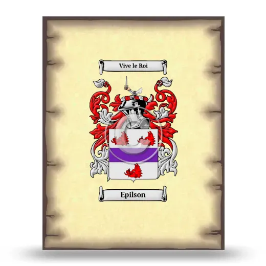 Epilson Coat of Arms Print