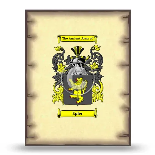 Epler Coat of Arms Print