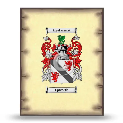 Epworth Coat of Arms Print