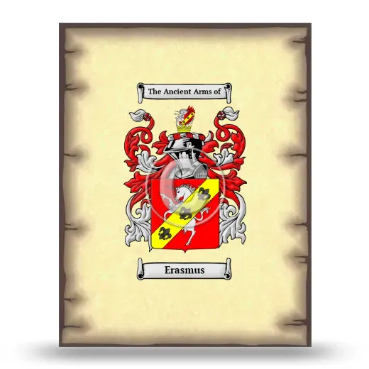 Erasmus Coat of Arms Print