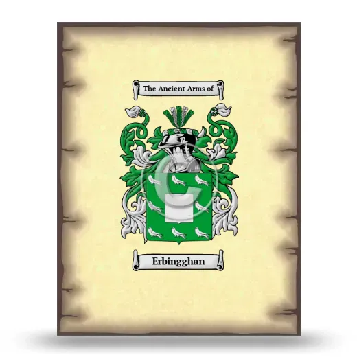 Erbingghan Coat of Arms Print