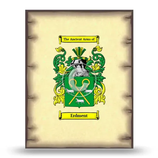 Erdment Coat of Arms Print