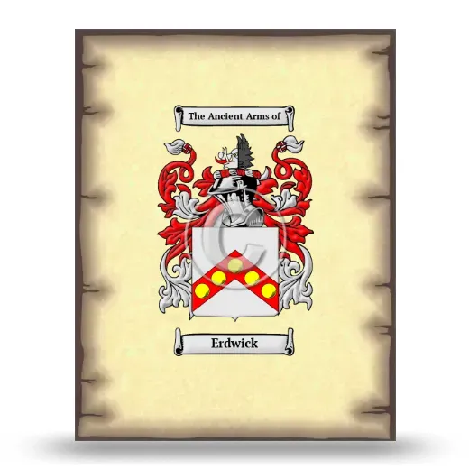 Erdwick Coat of Arms Print