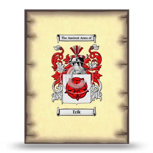 Erik Coat of Arms Print