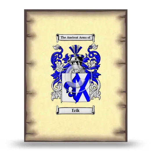 Erik Coat of Arms Print
