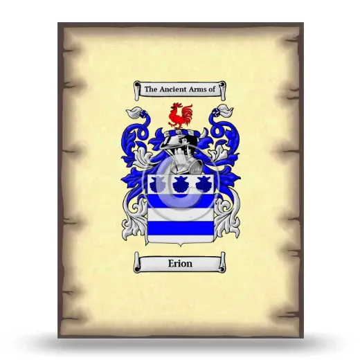 Erion Coat of Arms Print