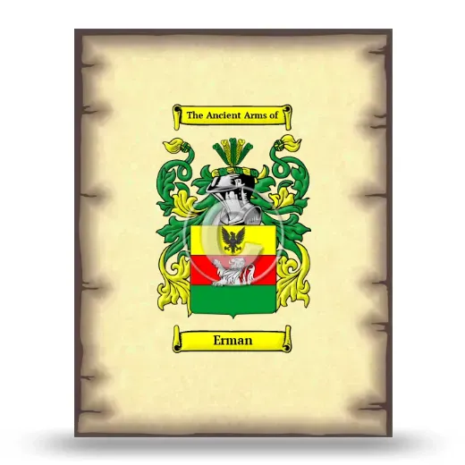 Erman Coat of Arms Print