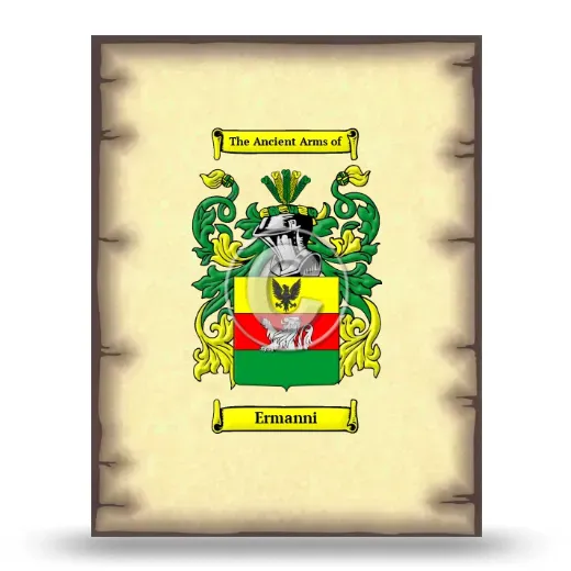 Ermanni Coat of Arms Print