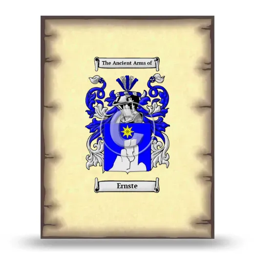 Ernste Coat of Arms Print