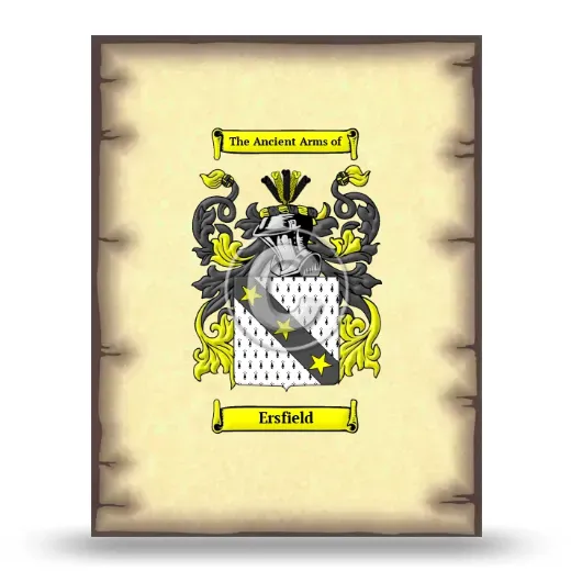Ersfield Coat of Arms Print