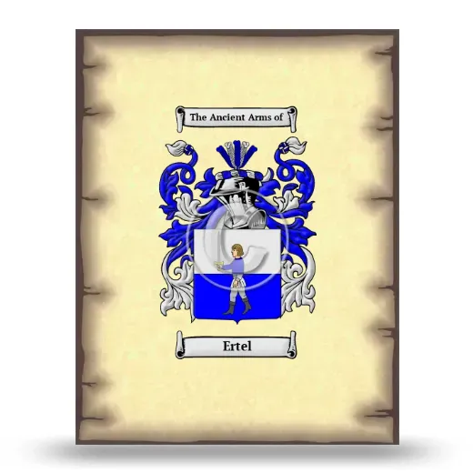 Ertel Coat of Arms Print
