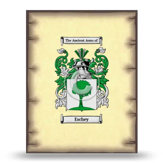 Eschey Coat of Arms Print