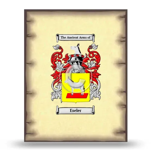 Eseler Coat of Arms Print