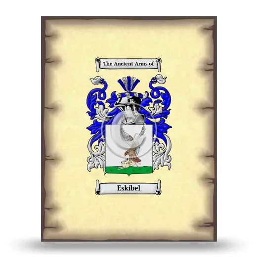 Eskibel Coat of Arms Print