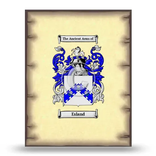 Esland Coat of Arms Print
