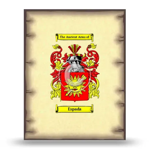 Espada Coat of Arms Print