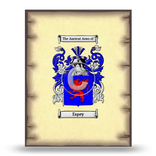Espey Coat of Arms Print