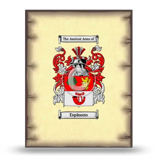 Espinozo Coat of Arms Print