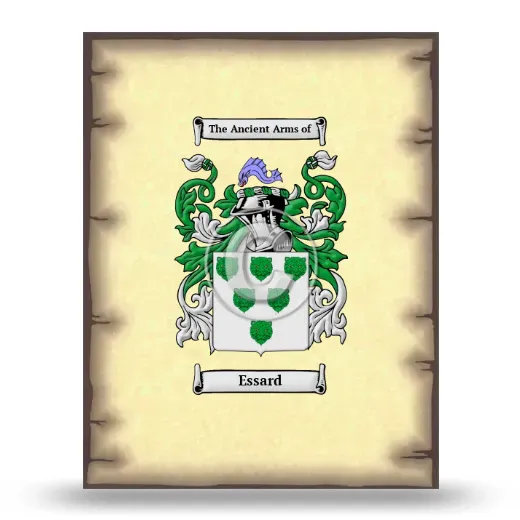 Essard Coat of Arms Print