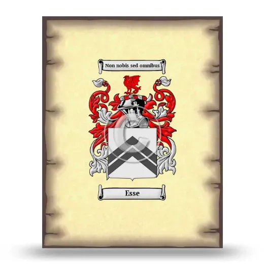 Esse Coat of Arms Print