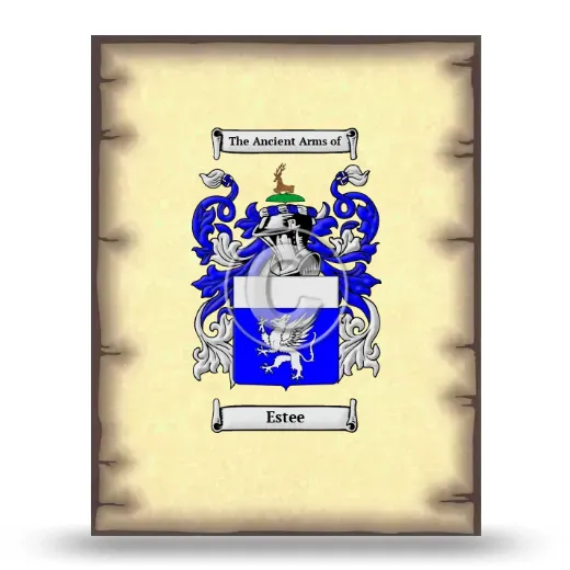 Estee Coat of Arms Print