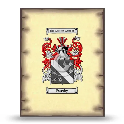Esterby Coat of Arms Print