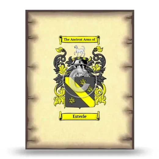 Esterle Coat of Arms Print