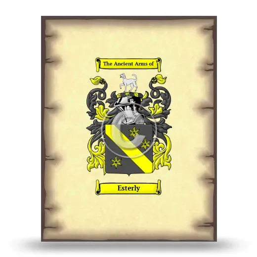 Esterly Coat of Arms Print
