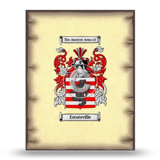 Estoteville Coat of Arms Print