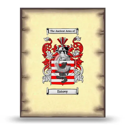 Estovy Coat of Arms Print