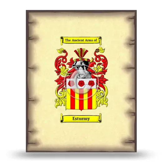 Esturmy Coat of Arms Print