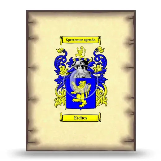 Etches Coat of Arms Print