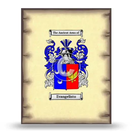 Evangelisto Coat of Arms Print