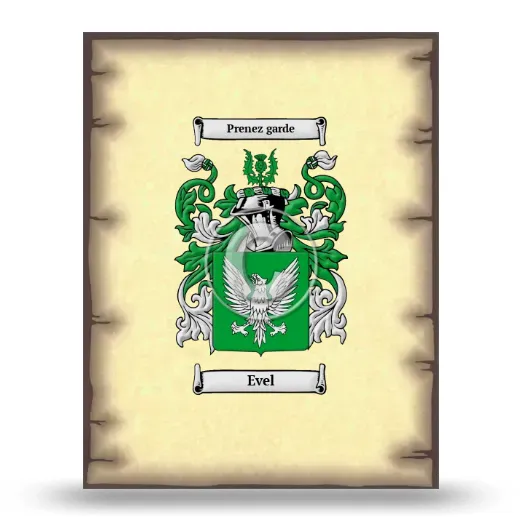 Evel Coat of Arms Print